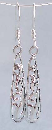 Earring store wholesaler, sterling silver earring floral jewelry trend