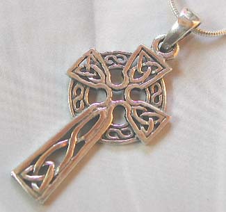 Wholesale celtic jewelry, sterling silver celtic cross pendant