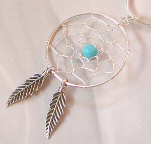 Wholesale western jewelry, wholesale dreamcatcher sterling silver pendant